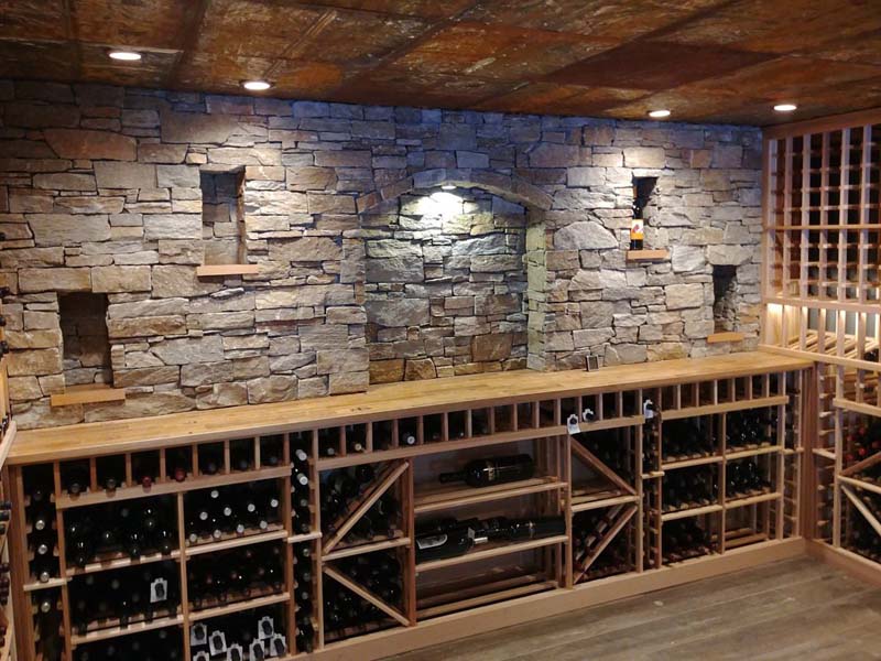 custom wine cellar