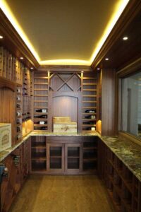 Basement Wine Cellar Design in Larkspur, CO