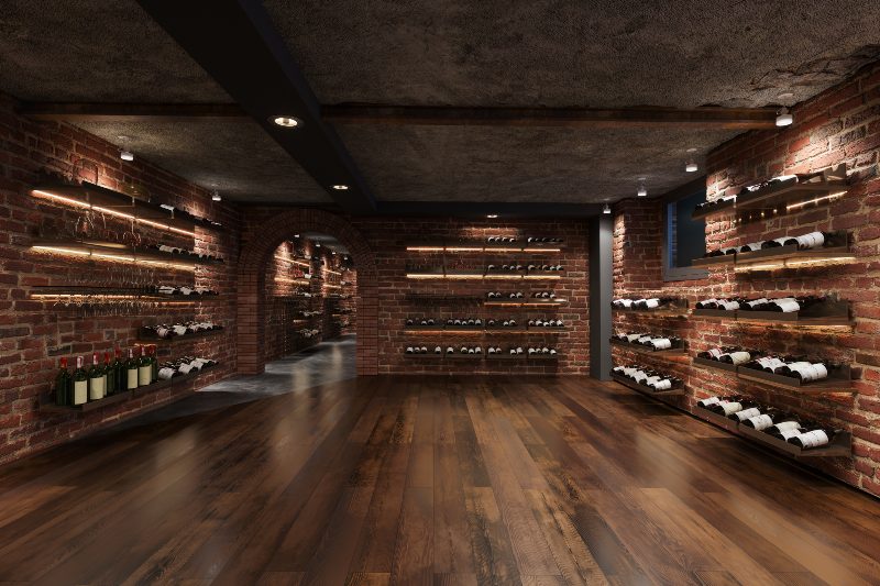 Luxury true wine cellar with climate-controlled storage in Metro Denver area
